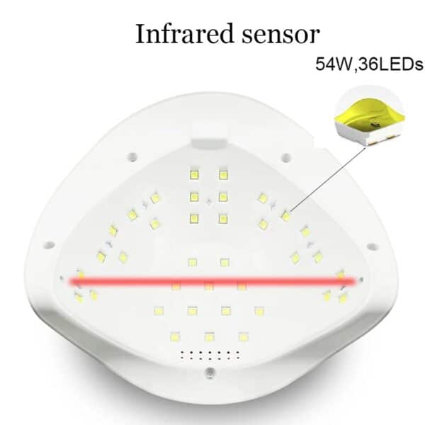 UV LED Lampara de Uñas Sun X - Image 5