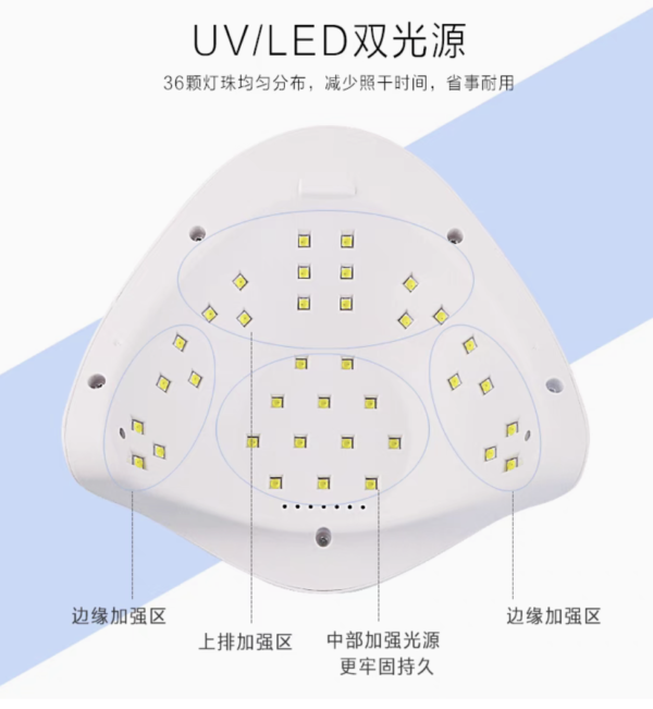 UV LED Lampara de Uñas SUN 19 - Image 4